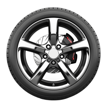 pngtree sleek alloy sports car wheels for modern luxury vehicles png image 13353661